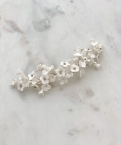 Tocado de porcelana para novia Artemis