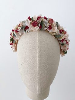 Diadema de flores preservadas Creta