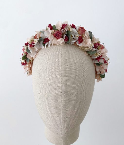 Diadema de flores preservadas Creta