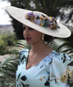 Pamela de flores preservadas multicolor Verbena, para invitadas.