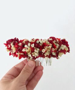 Tocado de flores preservadas - Chabela