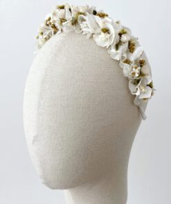 Diadema de flores preservadas Margarita