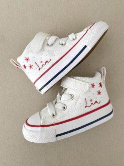 Converse personalizadas baby bordadas para niños