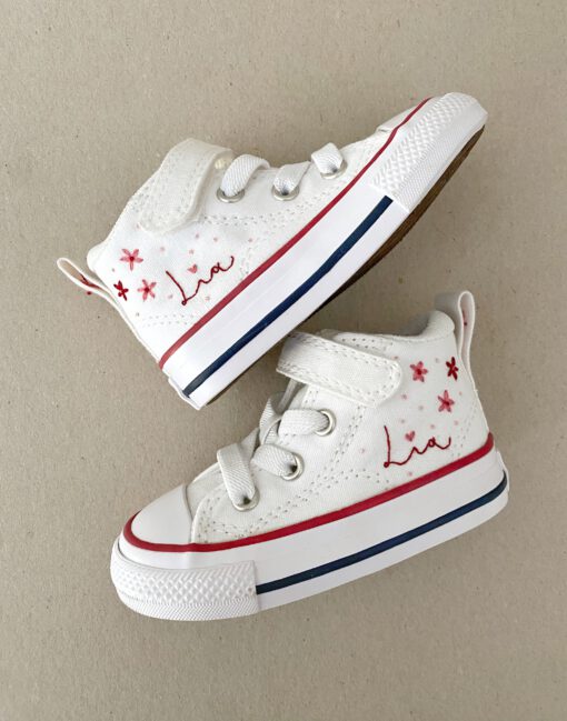 Converse personalizadas baby bordadas para niños