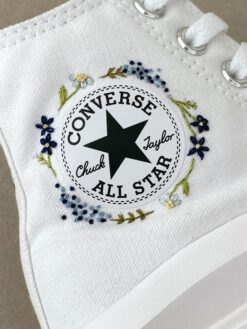 Converse personalizadas words bordadas para novia