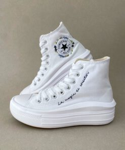 Converse personalizadas words bordadas para novia