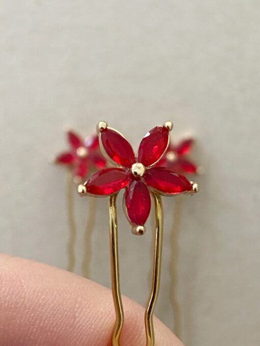 Horquillas de cristales para novia Diana