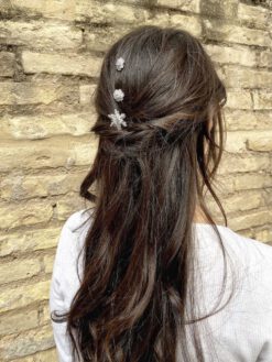 Conjunto de horquillas para novia con cristales